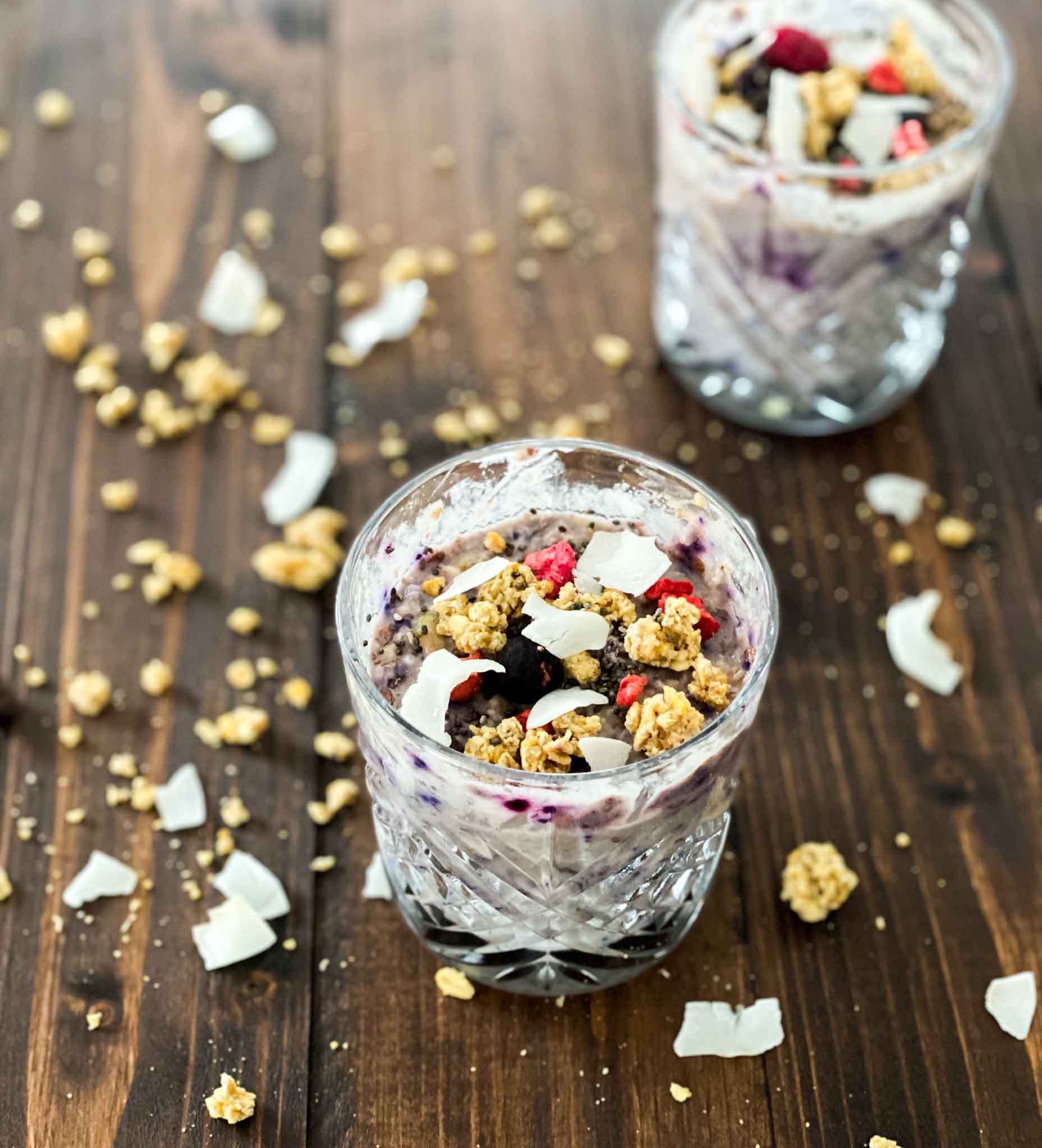 Vegan Overnight Oats with Protein