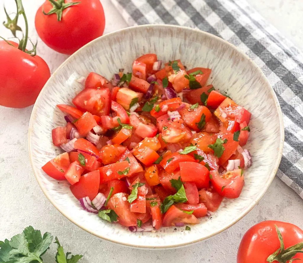 Tomato Salad Onion Recipe 