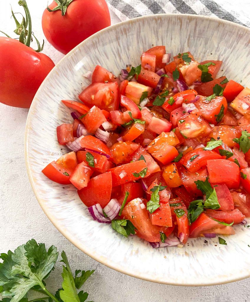 Tomato Salad with Red Onion
