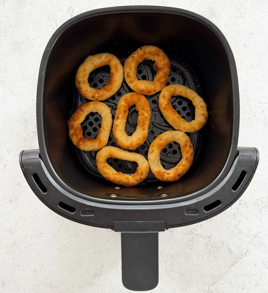 How To Make Air Fryer Frozen Onion Rings Finish 