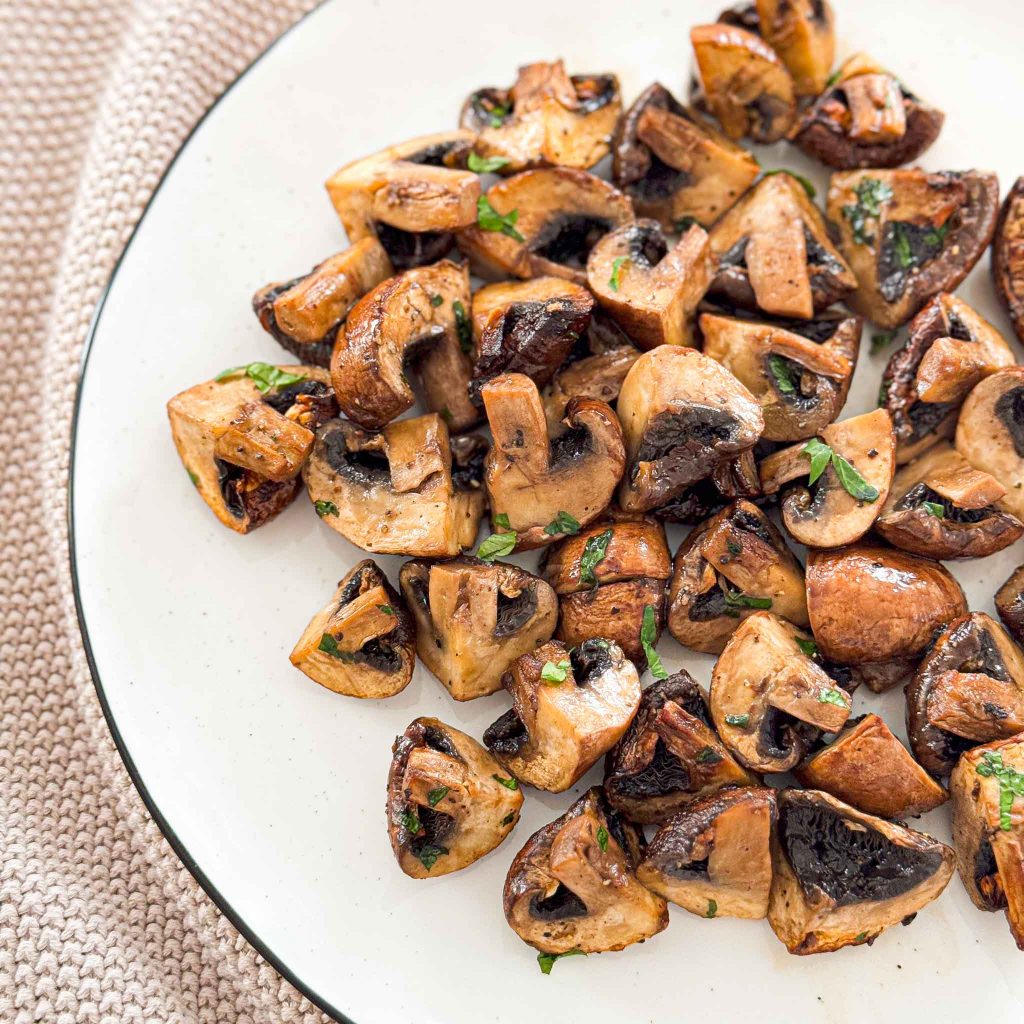Air Fry Mushrooms Recipe