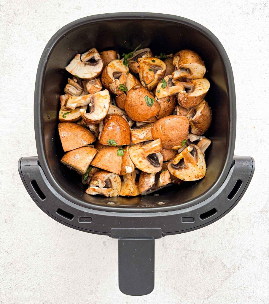 How To Cook Mushrooms In An Air Fryer Step 3